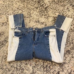 Express two-toned skinny